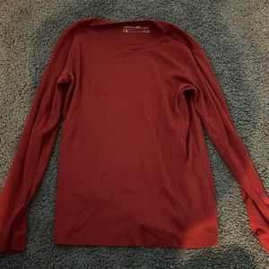 Eddie Bauer maroon long sleeve